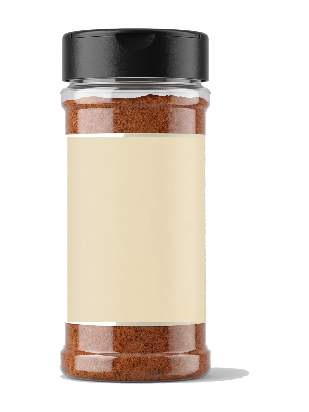 Spice jar mockup with your brand on the label
